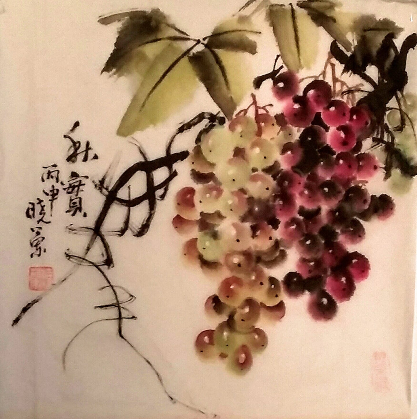 SOLD: Grape artwork-Genuine Painting